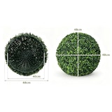 thumbnail of COSTWAY Bola de Boj, 48 cm, Bola de Boj, Resistente a los Rayos UV, Planta Artificial Topiaria, Planta Decorativa, Bola de Planta Artificial