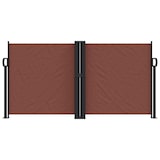 thumbnail of Toldo lateral retráctil marrón 120x1200 cm