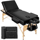 thumbnail of 3 Zonen Massageliege mit 10cm Polsterung und Holzgestellschwarz