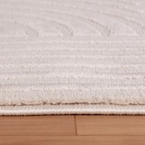 thumbnail of Teppich Kurzflor 3D-Effekt Modern Waschbar Strapazierfähig Esszimmer Flur OEKO-TEX Beige 160x230 cm Gekettelt – ILLER von Kadima Design