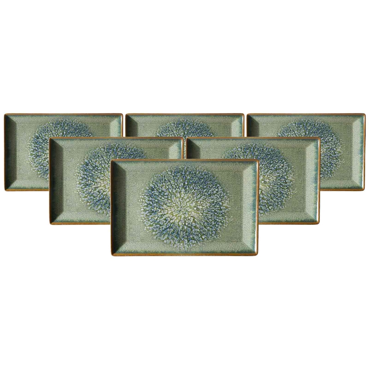 Ritzenhoff & Breker Verde Servierplatte 30 x 20 cm 6er Set