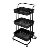 thumbnail of San Ignacio  KINVARA- Carrello organizer a 3 ripiani 86x42x35 cm Nero