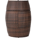 thumbnail of tectake Conjunto de ratán y aluminio Nizza  Negro/Marrón