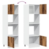 thumbnail of vidaXL Mikrowellenschrank Lyon Altholz-Optik 60x57x207 cm Holzwerkstoff