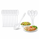 thumbnail of Plastiklöffel 100 Stück Mehrweg Löffel Suppenlöffel – Transparent