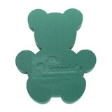 thumbnail of Nass Steckschaum Teddybär 25x21x6cm Frischblumen Blumen Steckmasse Steckschwamm Blumensteckschaum Floristikbedarf Zubehör Frühlingsdeko Grün