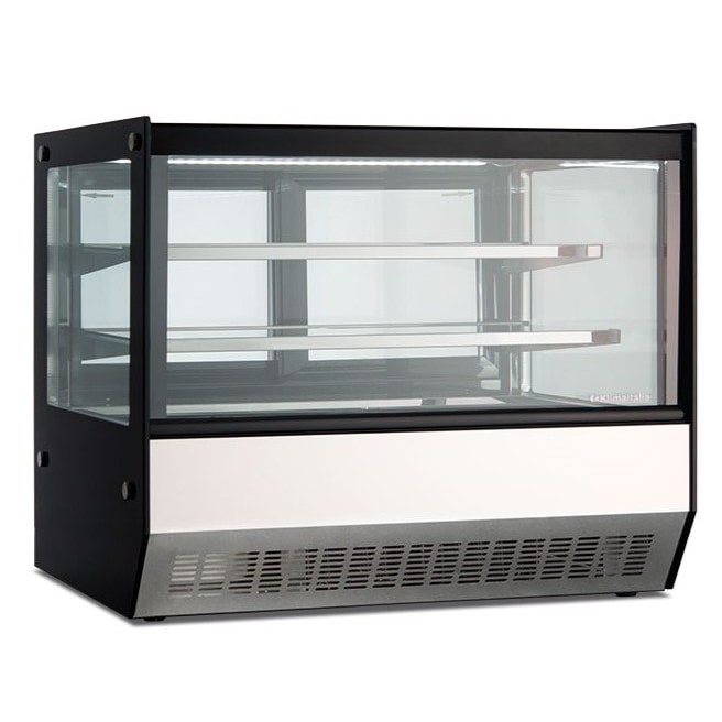 Vitrine de comptoir snack/pâtisserie avec portes coulissantes – DLX 90