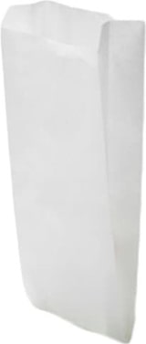 thumbnail of MONOUSO - Bolsa de Papel Blanca 14+7x24cm (100 Uds)