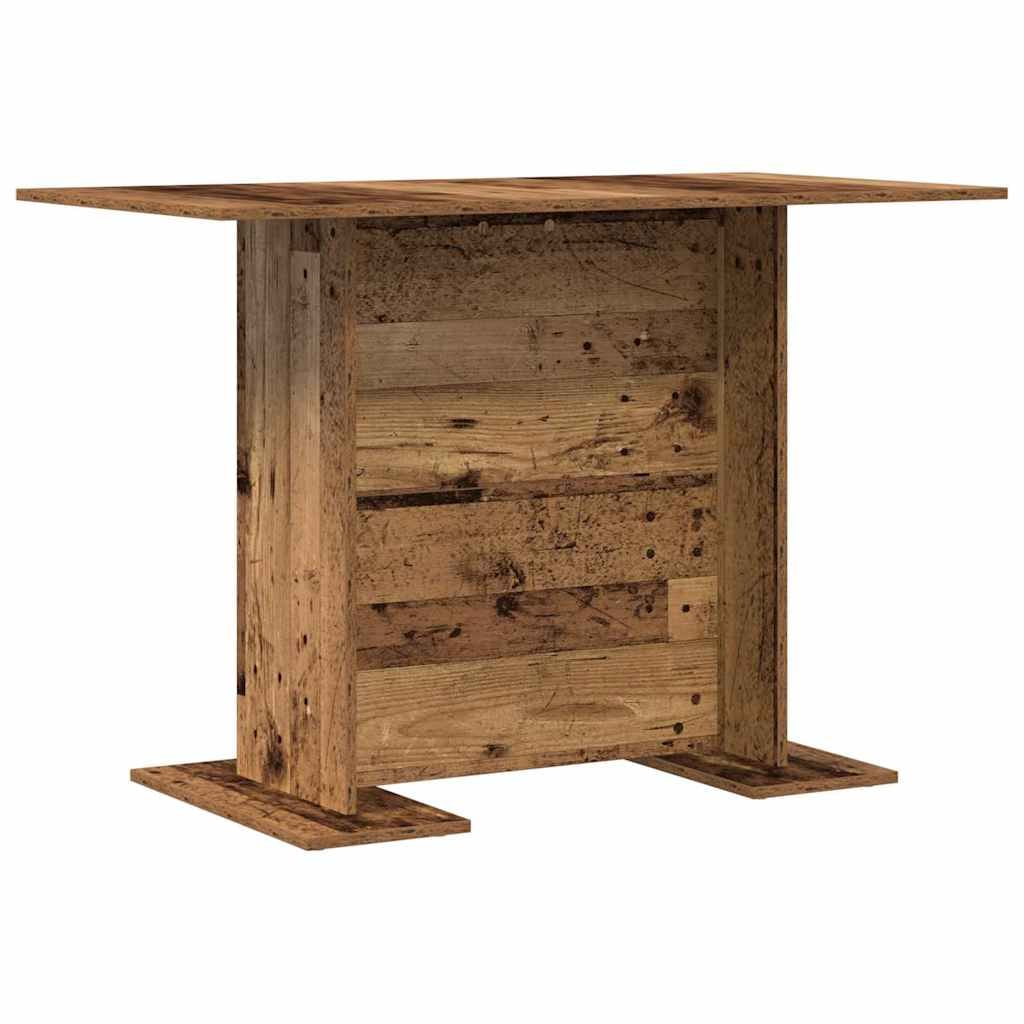 Table de salle à manger / Table de repas Bois ancien Modèle Boréal Panorama Select