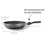 thumbnail of STONELINE® FLEX Schmorpfanne 28 cm, mit abnehmbarem Griff, Made in Germany, Induktion geeignet