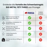 thumbnail of PROREGAL Schwerlastregal METAL YETI THREE | HxBxT 200x120x75cm | Fachlast 400kg | Anthrazit | Regal Standregal Werkstattregal Lagerregal Kellerregal