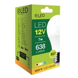 thumbnail of Bombilla LED A60 12V 7W 4000K