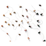 thumbnail of LED Drahtlichterkette Nikolaus Weihnachtsmann 20LED Timer Deko Silberdraht