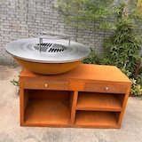 thumbnail of Brasero Ø100cm Acier Corten avec socle XL