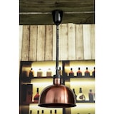 thumbnail of Buffalo ausziehbare runde Wärmelampe mit Kupfer-Finish