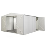 thumbnail of Garage deposito lamiera Box in Acciaio Zincato 360x430cm x h2.10m - 185KG - 15,48mq - BIANCO