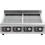 thumbnail of Royal Catering - Royal Catering RCIK-3500IC4.2 Cuisinière à induction 4 x 20 cm 10 niveaux Minuterie Cuisinière électrique induction Cuisinière