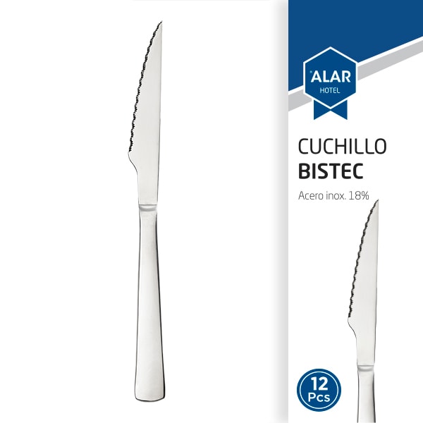 Cuchillo Bistec Hotel  80 g 24 unidades