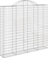 thumbnail of vidaXL Gabione mit Hochbogen 200x50x180/200 cm Verzinktes Eisen