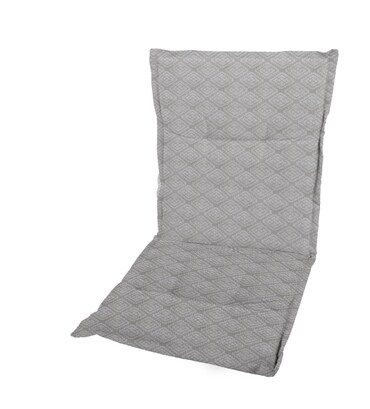 Tarrington House Cuscino reversibile con schienale basso Jacquard Filipinas, poliestere / poliuretano / cotone, 50x100x8 cm, con motivo, grigio chiaro