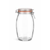 thumbnail of Set van 6 Bolvormige Glazen Weckpotten 1300 ml