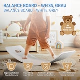 thumbnail of Balance Board für Kinder 83x30 cm Grau aus Lindensperrholz bis 100kg Joyz