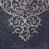 thumbnail of Teppich Wohnzimmer Barock Pflegeleicht Waschbar Strapazierfähig Esszimmer OEKO-TEX Schwarz 80x150 cm Gekettelt – PIZOL von Kadima Design