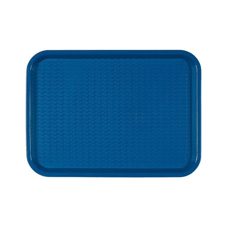 MONOUSO - Tablett aus PP rechteckig Fastfood blau 30,4x41,4cm (1 Stück)