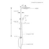 thumbnail of Conjunto de chuveiro Modelo Montalbán cromado