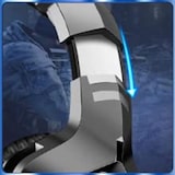 thumbnail of K10 Black Gaming Headset PS4 PC Xbox One Kopfhörer mit Mikrofon Surround-Sound, bequeme Ohrenschützer mit LED-Beleuchtung Geeignet für 3,5-mm-Buchse