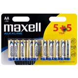 thumbnail of Maxell 10 pilas lr6 alcalinas 1,5v