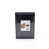 thumbnail of Sovie Servingware Fingerfood Teller aus Plastik, rechteckig, Schwarz, 12 Stück - Einweg Servierplatte