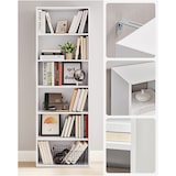 thumbnail of Helloshop26 - Bibliothèque étagère de rangement 6 niveaux meuble cube pour salon bureau chambre style scandinave 40 x 24 x 1785 cm 12_0004250