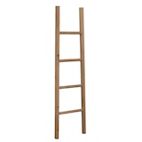 thumbnail of Biscottini Holzleiter 130x35 cm– Handtuchhalter für den Boden – Handtuchhalter für das Badezimmer – Moderne dekorative Badezimmerleiter – Aufbewahrung