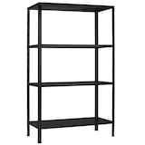 thumbnail of SCHULTE Regalwelt rekken zonder schroeven met 4 PowerMAX legborden, 65 kg draagvermogen, 180x60x40 cm (HxBxD), zwarte structuur