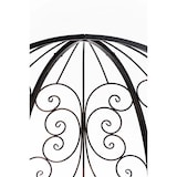 thumbnail of Arche à rosier Rosie en forme de demi pavillon avec banc de jardin Bronze