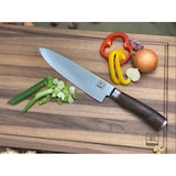thumbnail of Zayiko Kurumi Damast Chef Messer I 20 cm Klinge I Nussbaumgriff I Holzbox