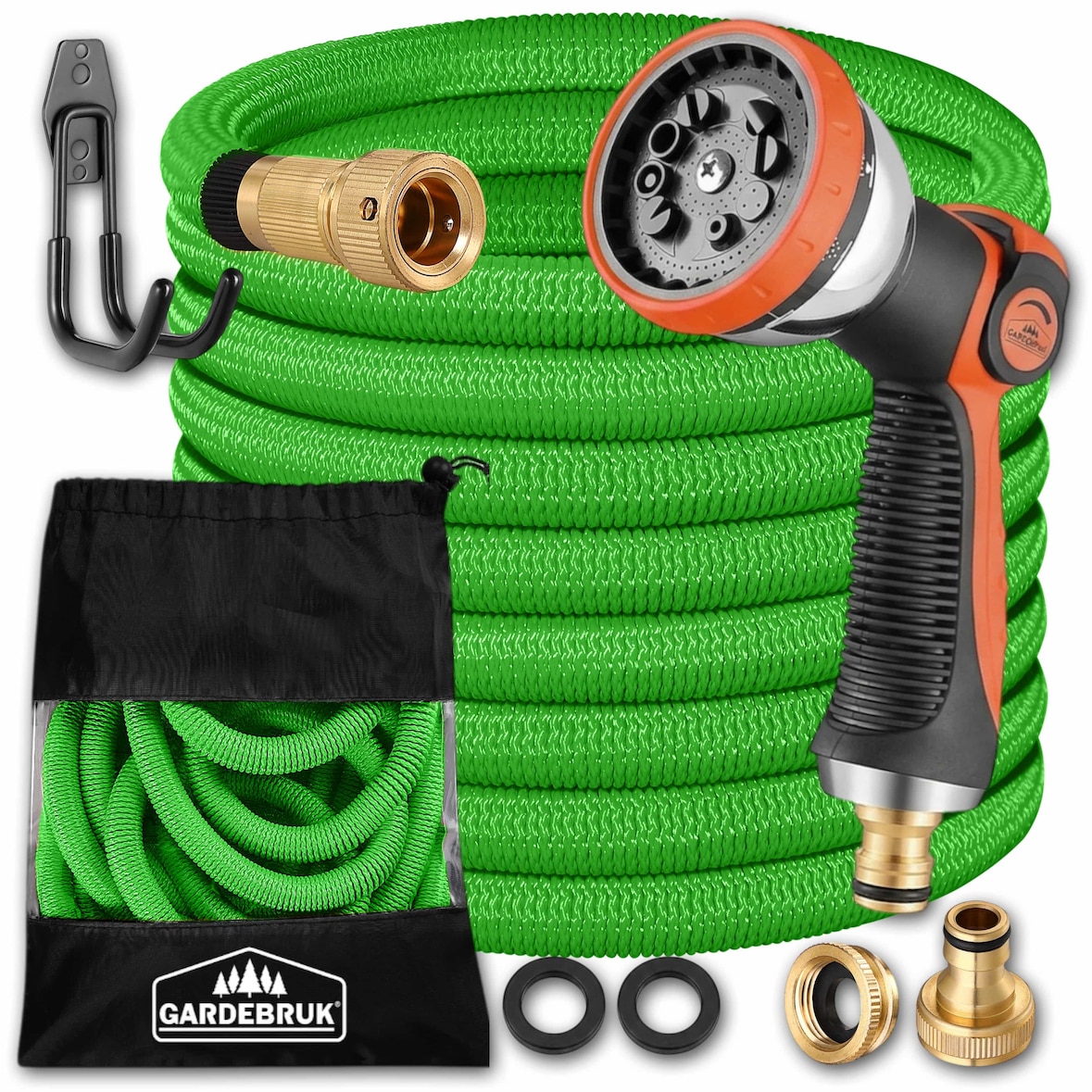 GARDEBRUK® Gartenschlauch flexibel 30m grün