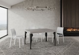 thumbnail of Paxon Premium Cashmere Ausziehtisch 140/400x90 cm mit anthrazitfarbenen Beinen