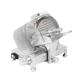 thumbnail of METRO PROFESSIONAL Schneidemaschine GFS4022, Eloxiertes Aluminium, 40.5 x 42.2 x 33.8 cm, 120 W, Klingen-Ø: 22 cm, Schnittstärke: 0-12 mm, silber