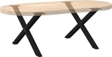 thumbnail of vidaXL Couchtischbeine X-Form 2 Stk. Schwarz 70x(42-43) cm Stahl