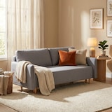 thumbnail of Divano letto 2 posti in stile scandinavo schienale reclinabile Chara-DI3780NG