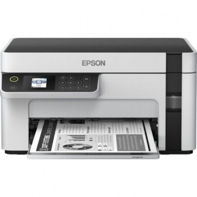 Multifunções Monocromática Recarregável Epson Ecotank Et-M2120 Wifi / Branco