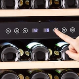 thumbnail of Klarstein Vinamour 73 Duo Weinkühlschrank 2 Zonen 192 L/73 Flaschen 5-18°C Touch Edelstahl