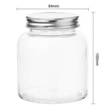 thumbnail of Lot de 6 Bocaux à conserves en verre avec couvercle à visser Vogue 330ml