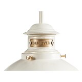 thumbnail of Lampada applique a muro style Vecchia Marina in fusione di ottone patinato in bianco invecchiato L30XPR22XH37 cm Made in Italy