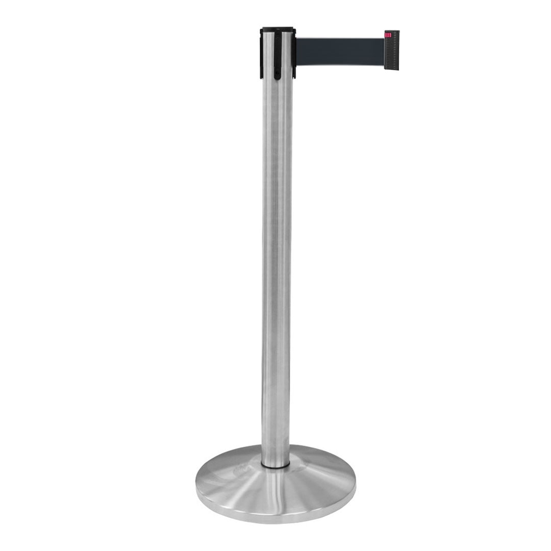 Danieli | Colonnina Segnapercorso h 110 cm e Nastro Segnaletico nero da 3mt