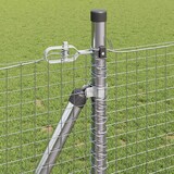 thumbnail of vidaXL Zaunpfosten Silber 100 x 0,8 m (25 x 25 mm Maschendraht) Stahl