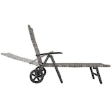 thumbnail of tectake Lettino prendisole Auckland con telaio in alluminio, pieghevole - grigio - 403219