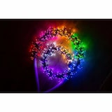 thumbnail of 5x Lichterkette NewTec Galaxy Regenbogen 800 LED 17,8m für Innen & Außen, 8h Timer